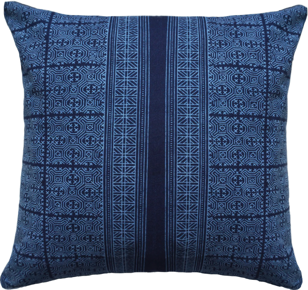 The 18 x 18 Journey Tribe Printed Pillow Cover from Indigo & Juniper.